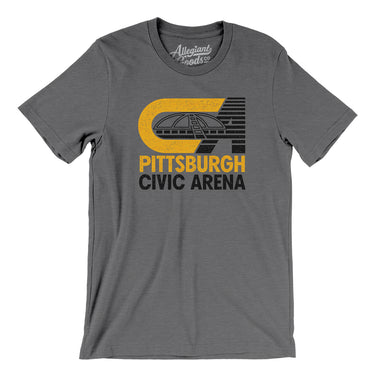 Pittsburgh Civic Arena Men/Unisex T-Shirt-Allegiant Goods Co. Vintage Sports Apparel