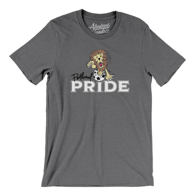 Portland Pride Soccer Men/Unisex T-Shirt-Deep Heather-Allegiant Goods Co. Vintage Sports Apparel