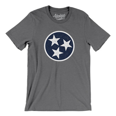 Tennessee State Flag Men/Unisex T-Shirt-Deep Heather-Allegiant Goods Co. Vintage Sports Apparel