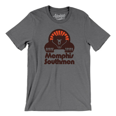 Memphis Southmen Football Men/Unisex T-Shirt-Deep Heather-Allegiant Goods Co. Vintage Sports Apparel