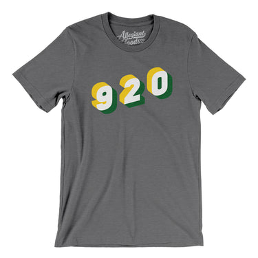 Green Bay 920 Area Code Men/Unisex T-Shirt-Allegiant Goods Co. Vintage Sports Apparel