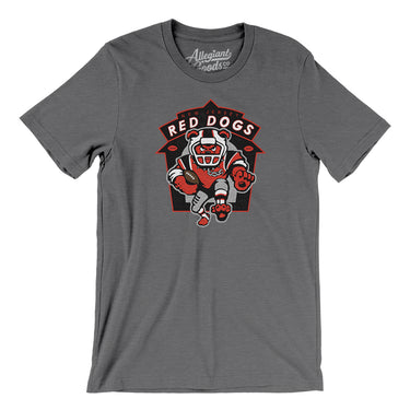 New Jersey Red Dog Arena Football Men/Unisex T-Shirt-Allegiant Goods Co. Vintage Sports Apparel