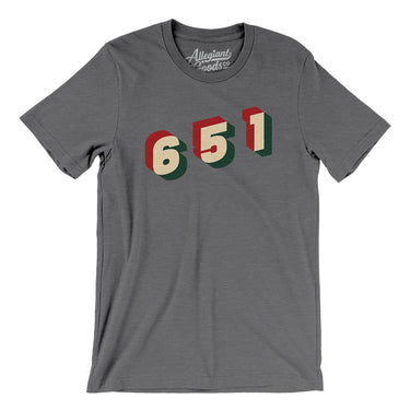 St. Paul 651 Area Code Men/Unisex T-Shirt-Allegiant Goods Co. Vintage Sports Apparel