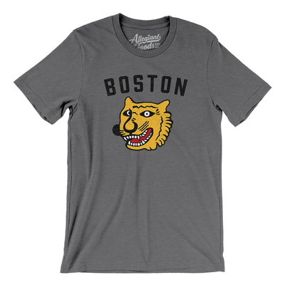 Boston Tigers Hockey Men/Unisex T-Shirt-Deep Heather-Allegiant Goods Co. Vintage Sports Apparel