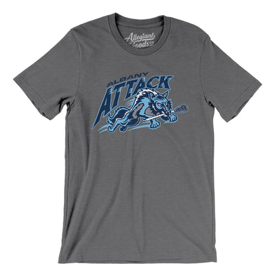 Albany Attack Lacrosse Men/Unisex T-Shirt-Deep Heather-Allegiant Goods Co. Vintage Sports Apparel
