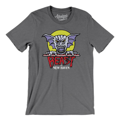 New Haven Beast Hockey Men/Unisex T-Shirt-Deep Heather-Allegiant Goods Co. Vintage Sports Apparel