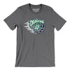 Des Moines Dragons Basketball Men/Unisex T-Shirt-Deep Heather-Allegiant Goods Co. Vintage Sports Apparel