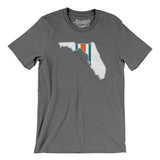 Florida Helmet Stripes Men/Unisex T-Shirt-Allegiant Goods Co. Vintage Sports Apparel
