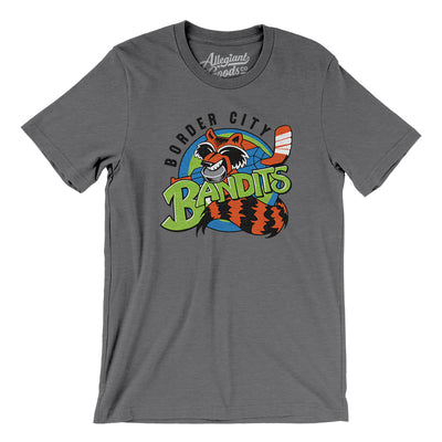 Border City Bandits Hockey Men/Unisex T-Shirt-Deep Heather-Allegiant Goods Co. Vintage Sports Apparel