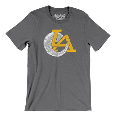 LA Ram Horn Men/Unisex T-Shirt-Allegiant Goods Co. Vintage Sports Apparel