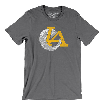 LA Ram Horn Men/Unisex T-Shirt-Deep Heather-Allegiant Goods Co. Vintage Sports Apparel