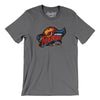 Albany Firebirds Arena Football Men/Unisex T-Shirt-Deep Heather-Allegiant Goods Co. Vintage Sports Apparel