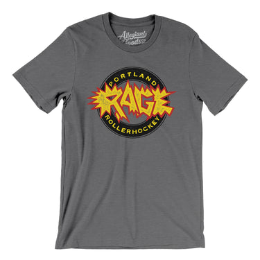 Portland Rage Roller Hockey Men/Unisex T-Shirt-Allegiant Goods Co. Vintage Sports Apparel