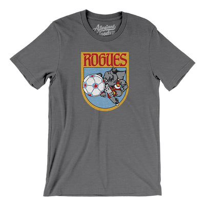 Memphis Rogues Soccer Men/Unisex T-Shirt-Deep Heather-Allegiant Goods Co. Vintage Sports Apparel