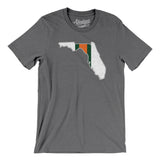 Florida Helmet Stripes Men/Unisex T-Shirt-Allegiant Goods Co. Vintage Sports Apparel