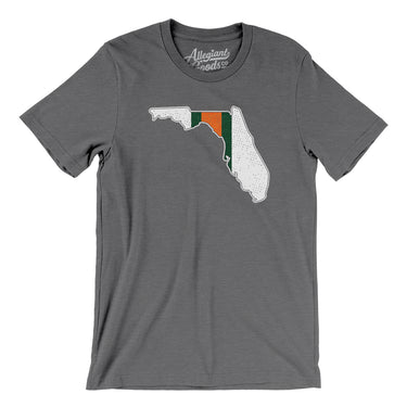 Florida Helmet Stripes Men/Unisex T-Shirt-Allegiant Goods Co. Vintage Sports Apparel
