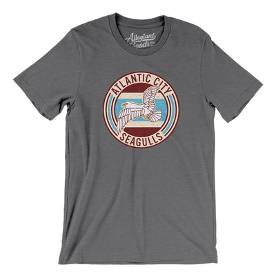 Atlantic City Seagulls Hockey Men/Unisex T-Shirt-Deep Heather-Allegiant Goods Co. Vintage Sports Apparel