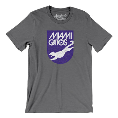 Miami Gatos Soccer Men/Unisex T-Shirt-Allegiant Goods Co. Vintage Sports Apparel