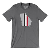 Georgia Stripes Men/Unisex T-Shirt-Allegiant Goods Co. Vintage Sports Apparel