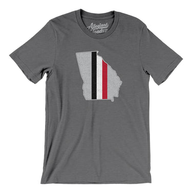 Georgia Stripes Men/Unisex T-Shirt-Allegiant Goods Co. Vintage Sports Apparel