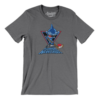 Florida Hammerheads Roller Hockey Men/Unisex T-Shirt-Deep Heather-Allegiant Goods Co. Vintage Sports Apparel