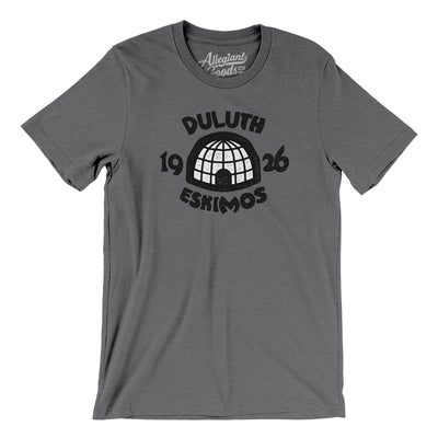Duluth Eskimos Football Men/Unisex T-Shirt-Deep Heather-Allegiant Goods Co. Vintage Sports Apparel