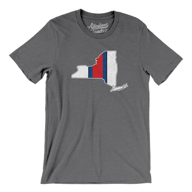 New York Helmet Stripes Men/Unisex T-Shirt-Allegiant Goods Co. Vintage Sports Apparel