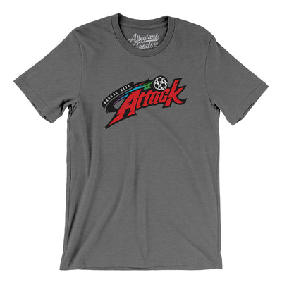 Kansas City Attack Soccer Men/Unisex T-Shirt-Deep Heather-Allegiant Goods Co. Vintage Sports Apparel