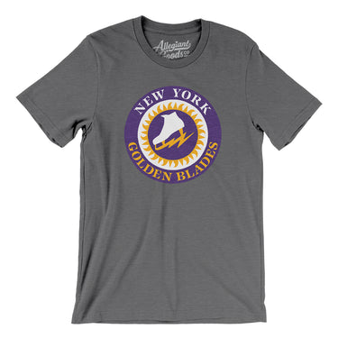 New York Golden Blades Hockey Men/Unisex T-Shirt-Allegiant Goods Co. Vintage Sports Apparel