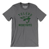 Toledo Mercurys Hockey Men/Unisex T-Shirt-Deep Heather-Allegiant Goods Co. Vintage Sports Apparel