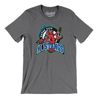 Motor City Mustangs Roller Hockey Men/Unisex T-Shirt-Allegiant Goods Co. Vintage Sports Apparel