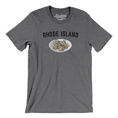 Rhode Island Clams Men/Unisex T-Shirt-Deep Heather-Allegiant Goods Co. Vintage Sports Apparel