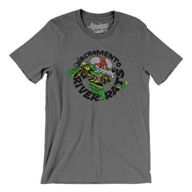 Sacramento River Rats Roller Hockey Men/Unisex T-Shirt-Allegiant Goods Co. Vintage Sports Apparel