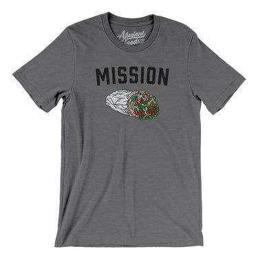 Mission Burrito Men/Unisex T-Shirt-Allegiant Goods Co. Vintage Sports Apparel