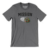Mission Burrito Men/Unisex T-Shirt-Deep Heather-Allegiant Goods Co. Vintage Sports Apparel