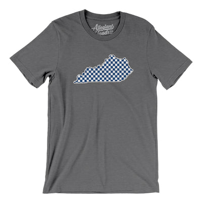 Kentucky Checkerboard Men/Unisex T-Shirt-Deep Heather-Allegiant Goods Co. Vintage Sports Apparel