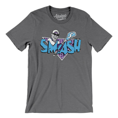 Syracuse Smash Lacrosse Men/Unisex T-Shirt-Deep Heather-Allegiant Goods Co. Vintage Sports Apparel