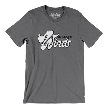 Chicago Winds Football Men/Unisex T-Shirt-Allegiant Goods Co. Vintage Sports Apparel