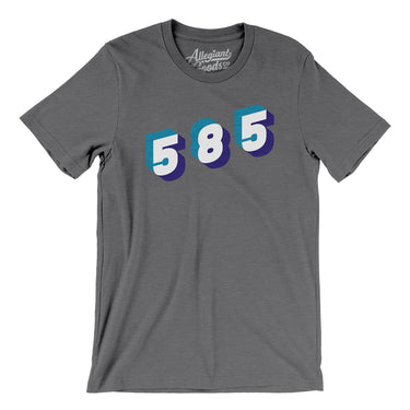 Rochester 585 Area Code Men/Unisex T-Shirt-Allegiant Goods Co. Vintage Sports Apparel