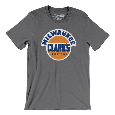 Milwaukee Clarks Hockey Men/Unisex T-Shirt-Deep Heather-Allegiant Goods Co. Vintage Sports Apparel