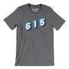 Nashville 615 Area Code Men/Unisex T-Shirt-Deep Heather-Allegiant Goods Co. Vintage Sports Apparel