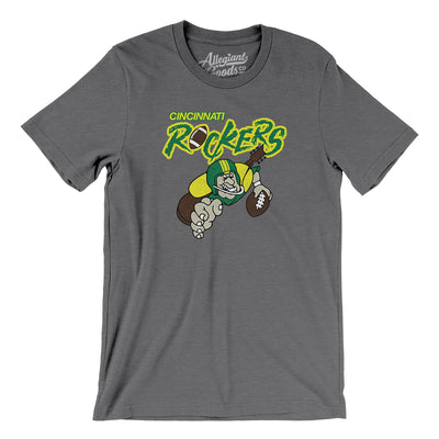 Cincinnati Rockers Arena Football Men/Unisex T-Shirt-Deep Heather-Allegiant Goods Co. Vintage Sports Apparel