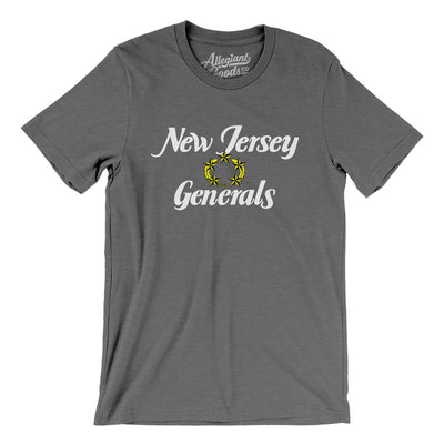 New Jersey Generals Football Men/Unisex T-Shirt-Deep Heather-Allegiant Goods Co. Vintage Sports Apparel