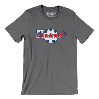 New York Arrows Soccer Men/Unisex T-Shirt-Deep Heather-Allegiant Goods Co. Vintage Sports Apparel