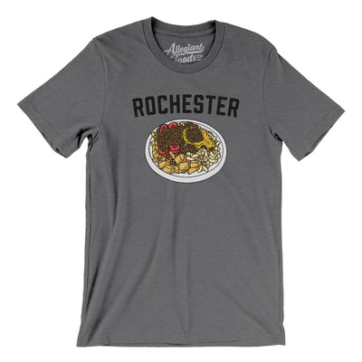 Rochester Garbage Plate Men/Unisex T-Shirt-Deep Heather-Allegiant Goods Co. Vintage Sports Apparel