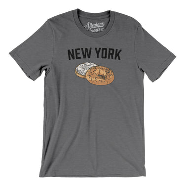 New York Bagel Men/Unisex T-Shirt-Allegiant Goods Co. Vintage Sports Apparel