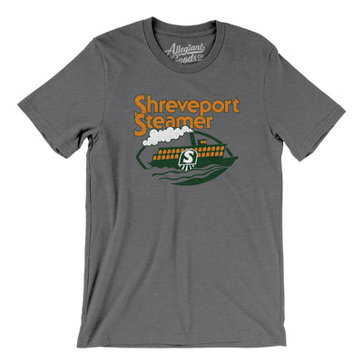 Shreveport Steamer Football Men/Unisex T-Shirt-Deep Heather-Allegiant Goods Co. Vintage Sports Apparel