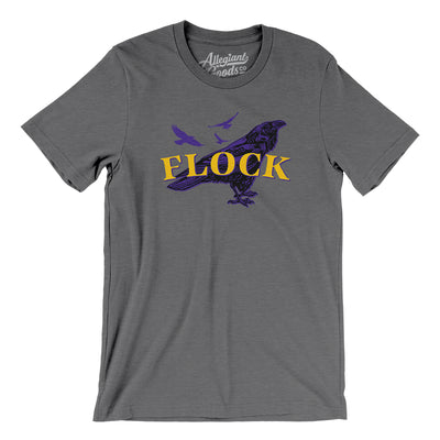 FLOCK Men/Unisex T-Shirt-Deep Heather-Allegiant Goods Co. Vintage Sports Apparel