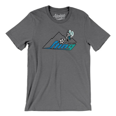 Salt Lake Sting Soccer Men/Unisex T-Shirt-Deep Heather-Allegiant Goods Co. Vintage Sports Apparel
