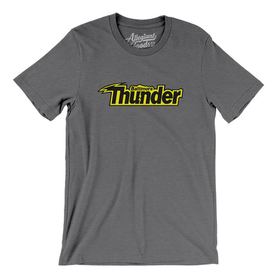 Baltimore Thunder Lacrosse Men/Unisex T-Shirt-Deep Heather-Allegiant Goods Co. Vintage Sports Apparel